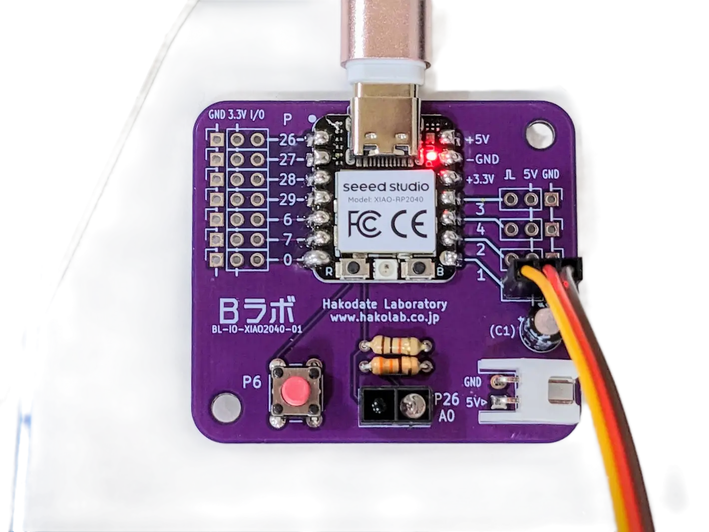 ワークショップ用汎用基板 for XIAO RP2040